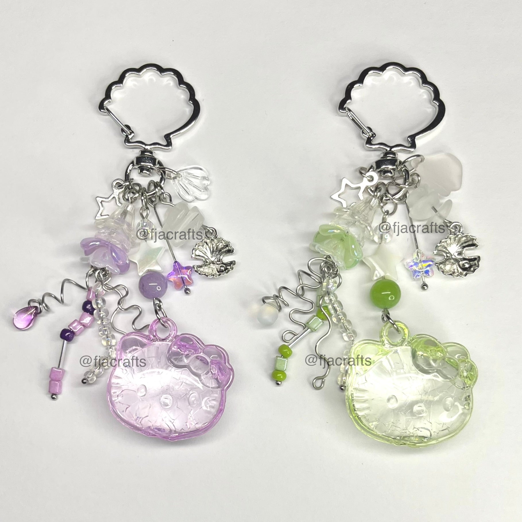 Scuba Diver Kitty Kawaii Authentic Beaded Keychain – FJA Crafts