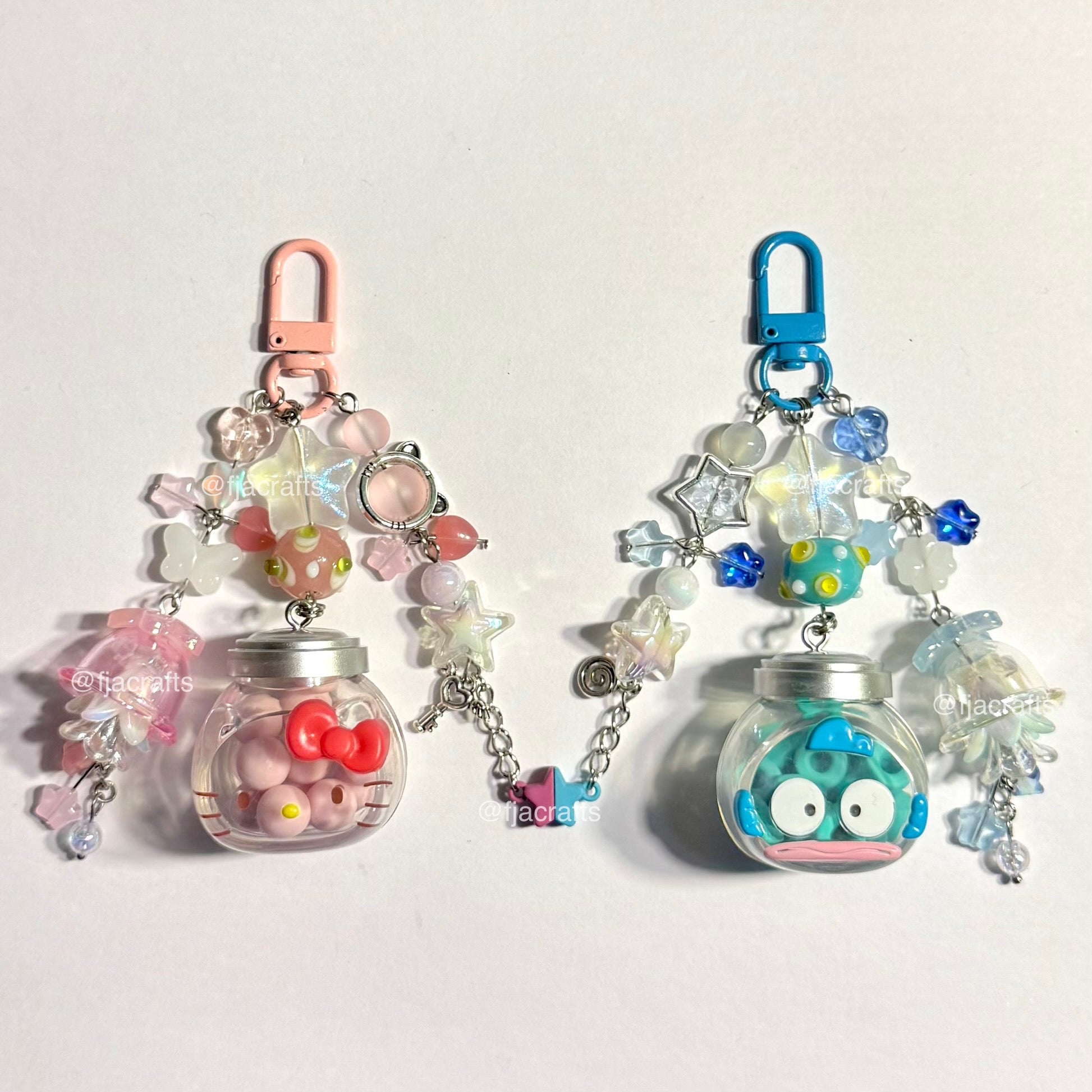 Scuba Diver Kitty Kawaii Authentic Beaded Keychain – FJA Crafts
