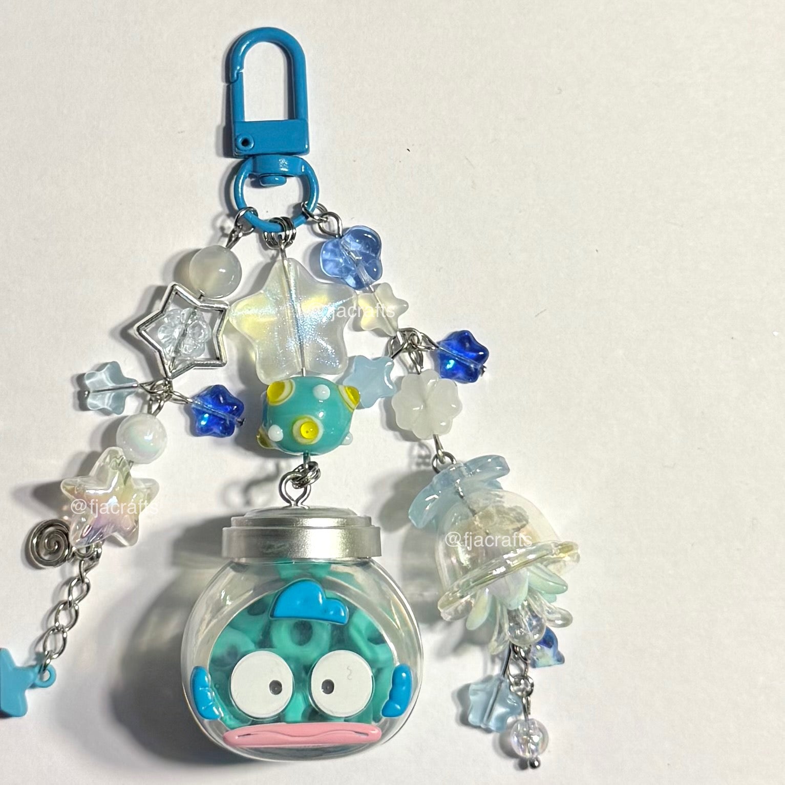 Scuba Diver Kitty Kawaii Authentic Beaded Keychain – FJA Crafts