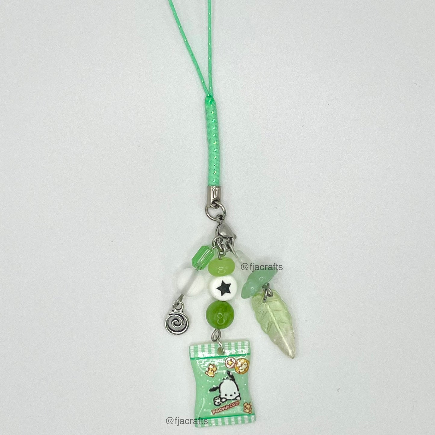 Kawaii Friends Characters Phone Charms | rainbow, red, pink, blue, purple FJA Crafts